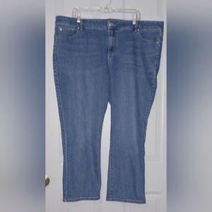 Women's Bandolino Mandie Plus Size Blue Jeans Size 20w short